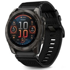 Techsuit - Watchband QuickFit 26mm (W070) - Garmin Fenix 3/3 HR/5X/5X Plus/6X/6X Pro/7X/7X Pro Solar - Obsidian Black foto