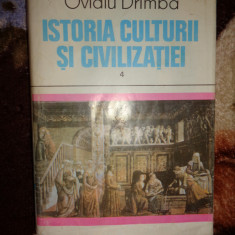 Istoria culturii si civilizatiei ( volumul )- Ovidiu Drimba (editie cartonata)