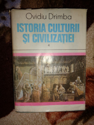 Istoria culturii si civilizatiei ( volumul )- Ovidiu Drimba (editie cartonata) foto