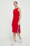 Cumpara ieftin Adidas rochie culoarea rosu, mini, drept, IS8341