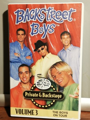 caseta VHS Originala cu BACKSTREET BOYS - VOL 3 (1997/CBS/GERMANY) - ca Noua foto