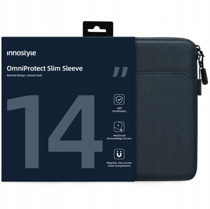 Innostyle 14&amp;quot; Laptop Geantă Impermeabilă Omniprotect Slim Albastru