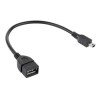 Adapt USB A-mini5P m-t OTG 20cm