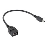 Adapt USB A-mini5P m-t OTG 20cm