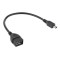 Adapt USB A-mini5P m-t OTG 20cm