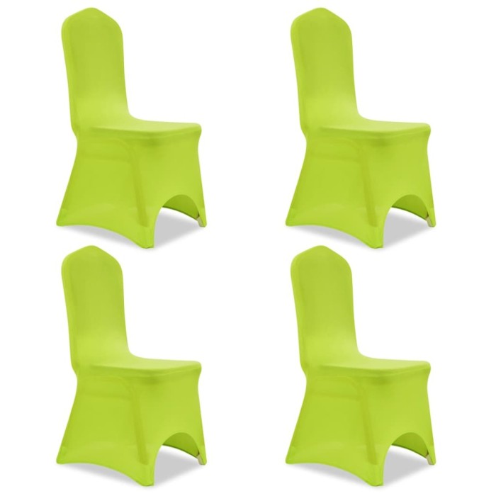 Husa de scaun elastica, 4 buc., verde