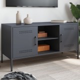 Cumpara ieftin Dulap TV, antracit, 100,5x39x50,5 cm, oțel