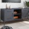 vidaXL Dulap TV, antracit, 100,5x39x50,5 cm, oțel 842990