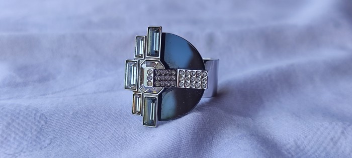 SWAROVSKI INEL manopera EXCEPTIONALA stare IMPECABILA in cutie ORIGINALA superb