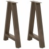 VidaXL Picioare de masă &icirc;n formă de A, 2 buc., 60x(72-73) cm, oțel 4012851