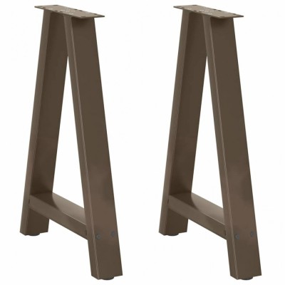 vidaXL Picioare de masă &amp;icirc;n formă de A, 2 buc., 60x(72-73) cm, oțel 4012851 foto