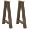 vidaXL Picioare de masă &icirc;n formă de A, 2 buc., 60x(72-73) cm, oțel 4012851