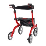 Rolator cu 4 roti cu Inaltime Reglabilia, Usor de Pliat, Sistem Franare Dr. Happy JL9189LH
