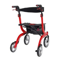 Rolator cu 4 roti cu Inaltime Reglabilia, Usor de Pliat, Sistem Franare Dr. Happy JL9189LH