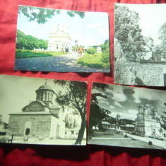 4 Ilustrate Curtea de Arges - Manastirea si Biserica Domneasca, anii '60