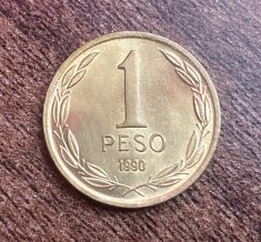 C50 - Moneda foarte veche - Chile - 1 peso - 1990