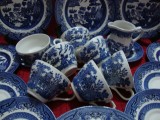 SET / SERVICIU CAFEA / TORT DIN PORTELAN ENGLEZESC CHURCHILL