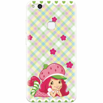 Husa silicon pentru Huawei P10 Lite, Strawberry Girl foto