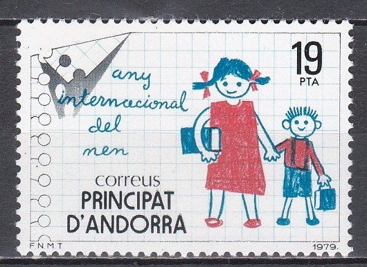 Andorra Spaniaolă 1979 - Anul Internațional al Copilului, MNH