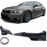 Spoiler fuste frontale negru lucios potrivit pentru BMW Seria 3 E92 E93 06-10 Performance AutoTuning