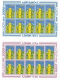 |Azerbaidjan, minicoli, Europa CEPT, 2000, MNH