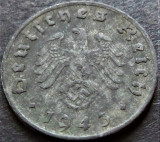 Cumpara ieftin Moneda istorica 1 REICHSPFENNIG - GERMANIA NAZISTA, anul 1943 G * cod 877, Europa, Zinc