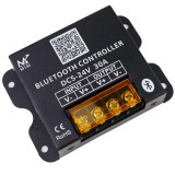 Controller dimmer Bluetooth pentru benzi LED monocrom, PWM, DC 5V-24V, 30A, BF130, CE Contact Electric