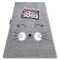 Covor PETIT CAT PISICĂ COROANĂ gri, 180x270 cm
