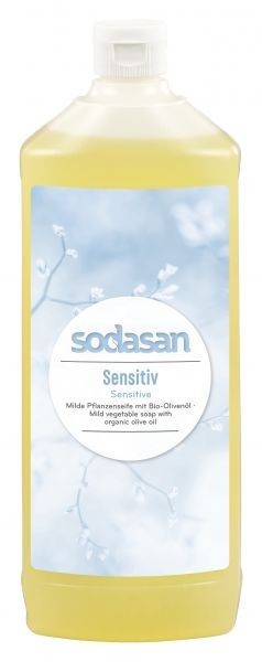 Sapun lichid - gel de dus bio sensitiv 1L Sodasan