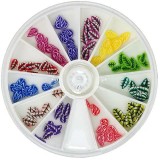 Cumpara ieftin Set decorațiuni ornamentale Fimo - frunze, INGINAILS
