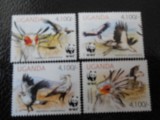 Uganda-Fauna wwf,pasari-serie completa,nestampilate MNH, Nestampilat