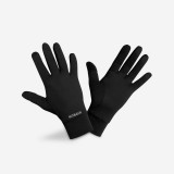 Mănuși tactile alergare Jogging Kiprun Warm 100 v2 Negru Adulți