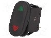 Intrerupator ON-OFF-ON, 3 pozitii, SP3T, SCI - R13-271D3-01-BBGR