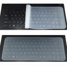 Folie protectie tastatura laptop 15,6inch, silicon foto