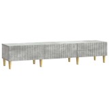 vidaXL Cabinet TV Gri Beton 147 x 34,5 x 30 cm Lemn prelucrat 894708