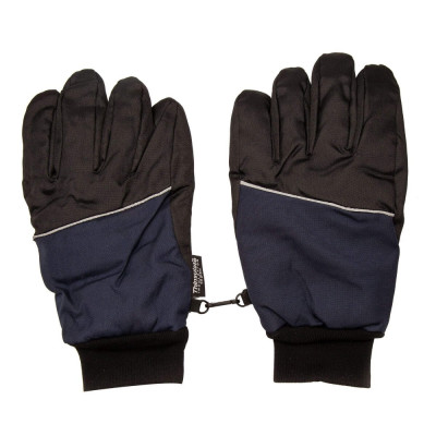 Manusi de ski Thinsulate, unisex, Bleumarin/Negru foto