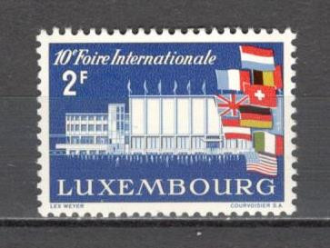 Luxemburg.1958 10 ani Targul International ML.21 foto