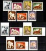 Ungaria 1974, Mi #3007-3013 A+B, dant + ned, fauna, pui animale, MNH. Cota 94 &euro;!, Natura, Nestampilat