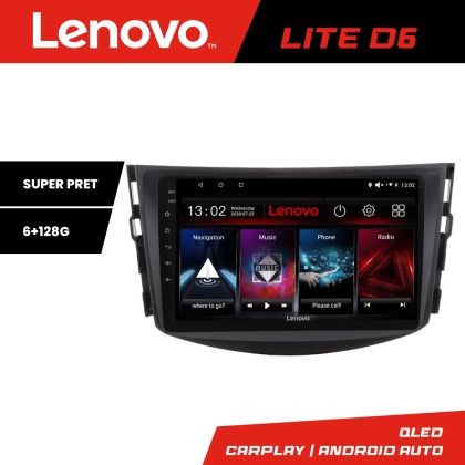 Navigatie Toyota RAV4 Lenovo Kit-018 8 core 6+128 GB Android Waze USB Navigatie Internet Youtube Radio CarStore Technology