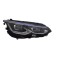 Far VW GOLF VIII, 11.2019-, partea dreapta, TYC, lense; cu LED daytime running light; LED; electrical; blue frame; fara unitate control LED; cu motor