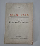 Carte veche 1940 Ion Chelcea Neam si tara Pagini de etnografie si folclor