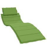 Cumpara ieftin Perna de sezlong, melanj verde, 186x58x4 cm textil