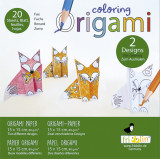 Set origami - Coloring Origami - Foxes | Fridolin