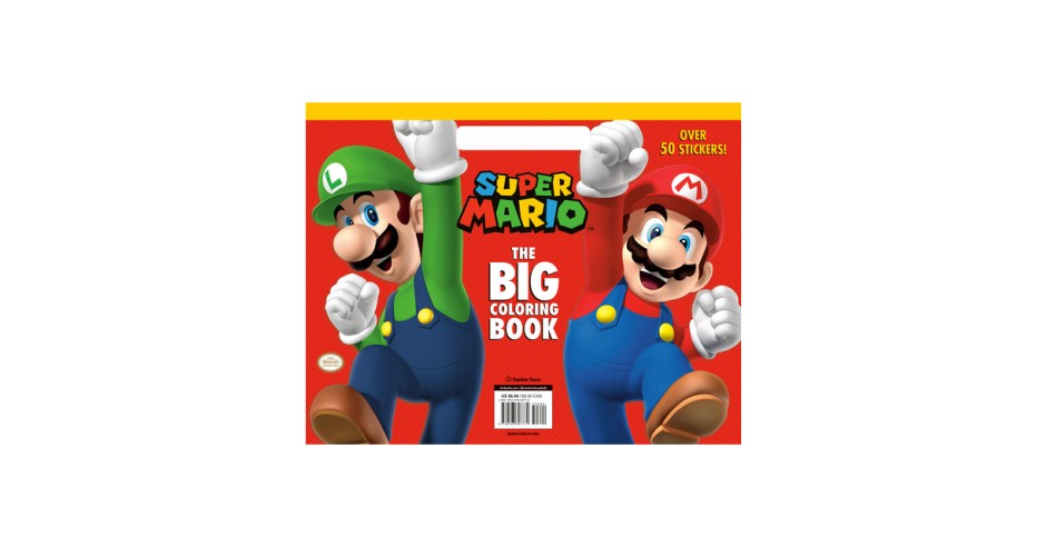 Super Mario: The Big Coloring Book (Nintendo) | Okazii.ro