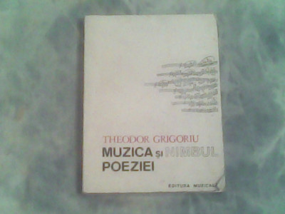 Muzica si numbul poeziei-Theodor Grigoroiu foto