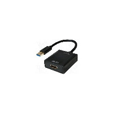 Cablu HDMI soclu, USB A mufa, USB 2.0, USB 3.0, lungime {{Lungime cablu}}, {{Culoare izola&#355;ie}}, LOGILINK - UA0233