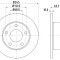 Disc frana SKODA OCTAVIA I (1U2) (1996 - 2010) KRIEGER 0950004238