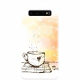 Husa silicon personalizata pentru Samsung Galaxy S10, Coffe Love