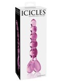 Bile anale din sticla - Icicles No. 43 Pink
