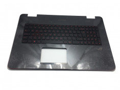 Carcasa superioara cu tastatura Asus ROG N751J iluminata foto